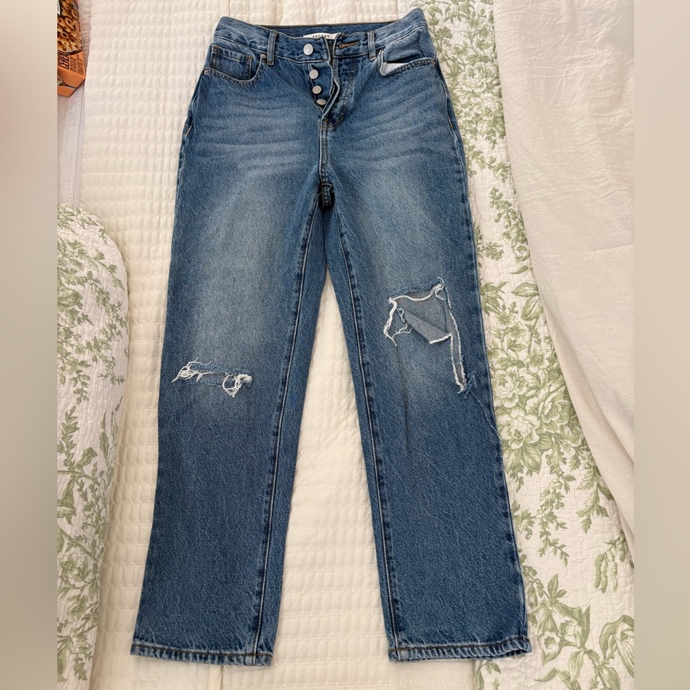 Pacsun high rise straight jeans 25
